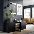 IKEA - BESTA, dolap kombinasyonu, venge, 180x42x65 cm