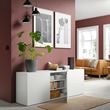 IKEA - BESTA, dolap kombinasyonu, beyaz, 180x42x65 cm