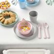 IKEA - KALAS, bowl set for children, pastel hues