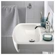 IKEA - BJÖRKAN/RANNILEN, wash-basin with water trap, white, 54x40 cm
