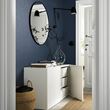IKEA - BESTA, storage combination, high-gloss-white, 120x42x65 cm