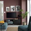 IKEA - BESTA, tv bench, blackbrown, 120x42x48 cm