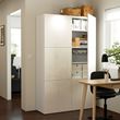 IKEA - BESTA, storage combination, high-gloss-white, 120x40x192 cm