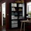 IKEA - BESTA, dolap kombinasyonu, venge, 120x42x202 cm
