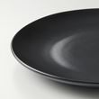 IKEA - FARGKLAR, plate set, matte dark grey, 26 cm