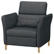 IKEA - FAMMARP, armchair, TALLMYRA black/grey