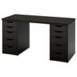 IKEA - ALEX, desk, blackbrown, 140x60 cm