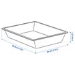 IKEA - UPPDATERA, drawer organizer, white, 20x31 cm