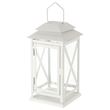 IKEA - BEFASTA, lantern, white, 29 cm