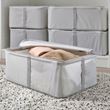 IKEA - HEMMAFIXARE, closed storage box, white/grey, 34x51x19 cm