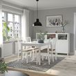 IKEA - EKEDALEN, extendable dining table, white, seats 4-6