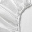 IKEA - DVALA, fitted sheet, white, 90x200 cm