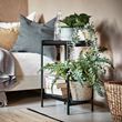 IKEA - OLIVBLAD, plant stand, black, 56 cm