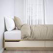 IKEA - MANDAL, double bed base, birch, 140x200 cm