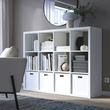 IKEA - KALLAX, shelving unit, white, 112x147 cm