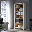 IKEA - HEMNES, bookcase, white stain/light brown, 90x197 cm