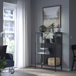 IKEA - RUDSTA, glass cabinet, anthracite, 80x37x120 cm