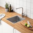 IKEA - VRESJÖN/LILLVIKEN, single-bowl insert sink, stainless steel, 37x44 cm