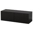 IKEA - BESTA, wall cabinet, blackbrown, 120x42x38 cm