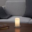 IKEA - ADELLÖVTRAD, LED scented block candle, white, 14 cm