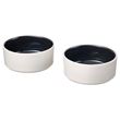 IKEA - OMBONAD, bowl set, grey, 11 cm