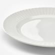 IKEA - STRIMMIG, plate set, white, 27 cm