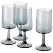 IKEA - OMBONAD, wine glass, grey, 41 cl