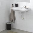 IKEA - TVALLEN/RANNILEN, wash-basin with water trap, white, 64x33 cm
