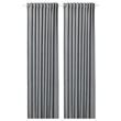 IKEA - SANDSVINGEL, background curtain, 1 pair, grey, 135x300 cm