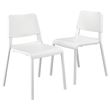 IKEA - TEODORES, kitchen chair set, white, 2 pack
