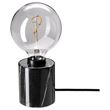 IKEA - MARKFROST/MOLNART, table lamp, black-grey