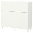IKEA - BESTA, dolap kombinasyonu, beyaz, 120x42x112 cm