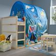 IKEA - KURA, bed canopy, blue