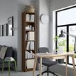 IKEA - BILLY, bookcase, brown walnut effect, 40x28x202 cm