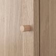 IKEA - OXBERG, bookcase door, oak effect, 40x97 cm