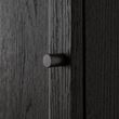 IKEA - OXBERG, bookcase door, blackbrown, 40x97 cm