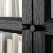 IKEA - OXBERG, bookcase door, blackbrown, 40x192 cm