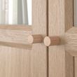 IKEA - OXBERG, bookcase door, oak effect, 40x192 cm