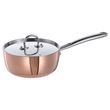 IKEA - FINMAT, copper sauce pan, copper-stainless steel, 1,5 l