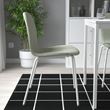 IKEA - KARLPETTER/SEFAST, upholstered chair, Gunnared light green-white