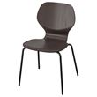 IKEA - SIGTRYGG/SEFAST, chair, dark brown/black