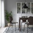 IKEA - SIGTRYGG/SEFAST, chair, dark brown/black