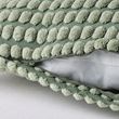 IKEA - SVARTPOPPEL, lace pillow cover, pale grey-green, 50x50 cm