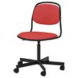 IKEA - ÖRFJALL, office chair, black-Vissle red