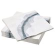 SOMMARFLOX, patterned napkin, white-gray/blue patterned, 33x33 cm