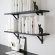 IKEA - PORTVAKT, book-end, black, 12x14.5 cm