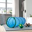 IKEA - DVARGMAS, play tunnel, blue/green, 126 cm