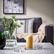 IKEA - DAGLIGEN, block candle, light yellow, 40 hr