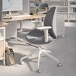 IKEA - HATTEFJALL, office chair, Gunnared medium grey-white