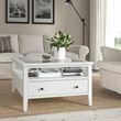 IKEA - IDANAS, coffee table, white, 80x80 cm